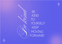 Be Kind To Yourself Postcard