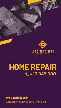 Modern Repair Service Instagram Story