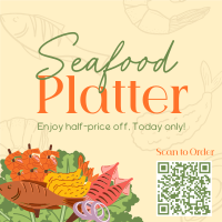 Seafood Platter Sale Instagram Post Image Preview