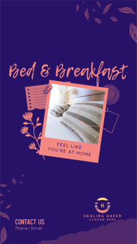 Homey Bed and Breakfast Facebook Story