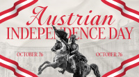 Elegant Austrian Independence Facebook Event Cover