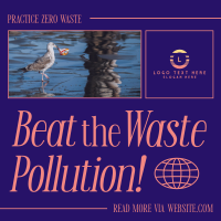 Beat the Pollution Instagram Post Design