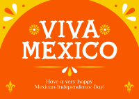 Viva Mexico Postcard