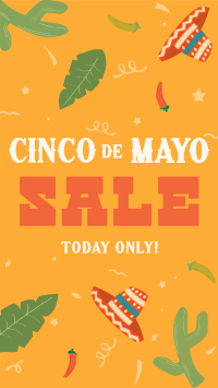 Cinco De Mayo Confetti Sale Facebook Story