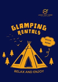 Holiday Glamping Rentals Poster