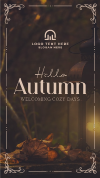 Hello Autumn Greeting Instagram Story