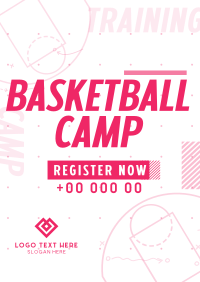 Basketball Sports Camp Poster