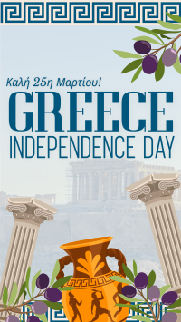 Greece Independence Day Patterns Video