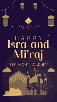 Isra and Mi'raj Night Journey Instagram Reel Image Preview