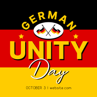 It's German Unity Day Instagram Post Design