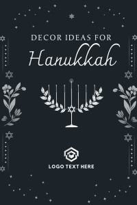 Hanukkah Lily Pinterest Pin Image Preview