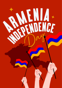 Celebrate Armenia Independence Poster