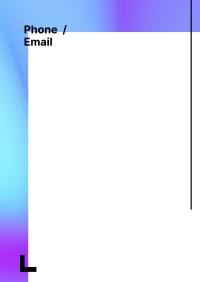 Blue Hue Letterhead