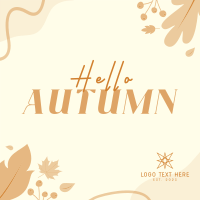 Yo! Ho! Autumn Instagram Post Design