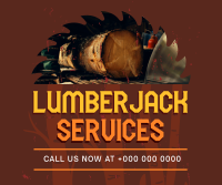 Professional Lumberjack Services Facebook Post Image Preview