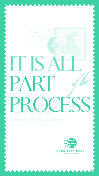 Enjoy the Process Motivational Quote Instagram Story