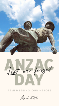 Anzac Day Soldiers Instagram Reel Image Preview