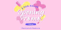 Nail Salon Promotion Twitter Post