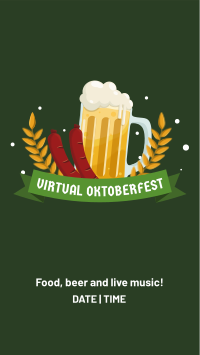 Virtual Oktoberfest Instagram Story