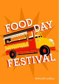 Food Truck Fest Flyer Design