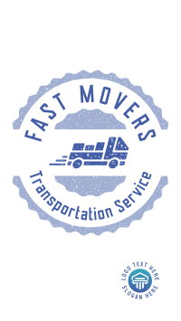 Movers Truck Badge Facebook Story