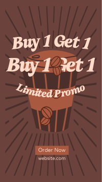 Get Coffee Promo Instagram Story