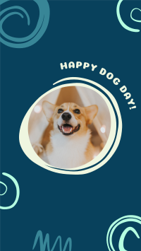 Graphic Happy Dog Day Instagram Story