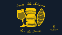 French Food Illustration Facebook Event Cover