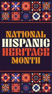 Hispanic Heritage Month Tiles Instagram Reel Image Preview