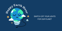 Happy Earth Hour Twitter Post