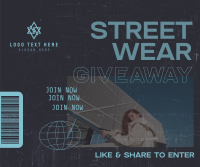 Streetwear Giveaway Facebook Post