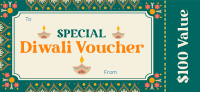 Diwali Festival Gift Certificate Design