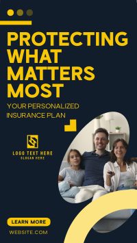 Minimalist Insurance Protection Instagram Story