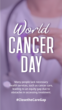 Cancer Day Ribbon Pin Instagram Reel Image Preview