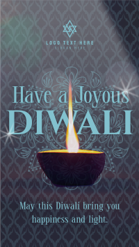 Diwali Greeting Facebook Story Design