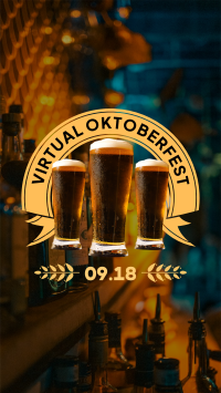 Virtual Oktoberfest Facebook Story