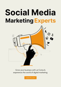 Social Megaphone Poster