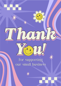 Quirky Thank You Poster