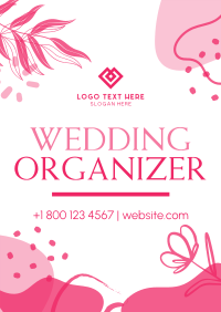 Wedding Organizer Doodles Poster