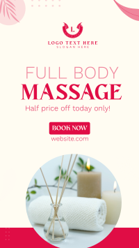 Massage Promo Facebook Story