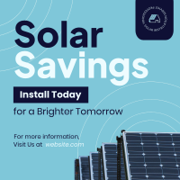 Solar Savings Instagram Post