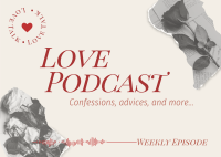 Love Podcast Postcard