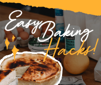 Easy Baking Hacks Facebook Post