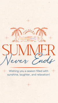 Summer Never Ends Instagram Reel Design