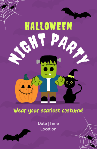 Quirky Halloween Party Invitation Design