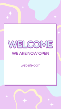 Welcome Now Open Facebook Story