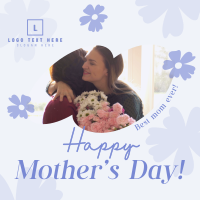 Floral Mothers Day Linkedin Post