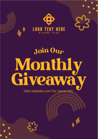 Monthly Giveaway Flyer