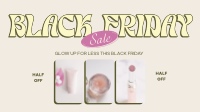 Beauty Black Friday Facebook Event Cover Design