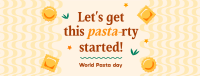 World Pasta Greeting Facebook Cover Design